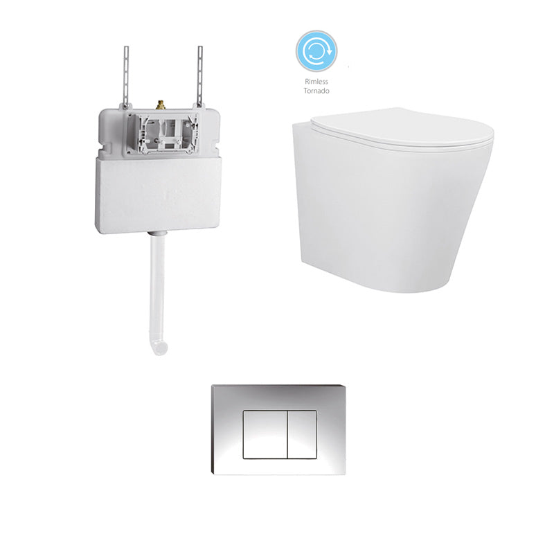 TOILET BRAVO-III (with R&T cistern & button)