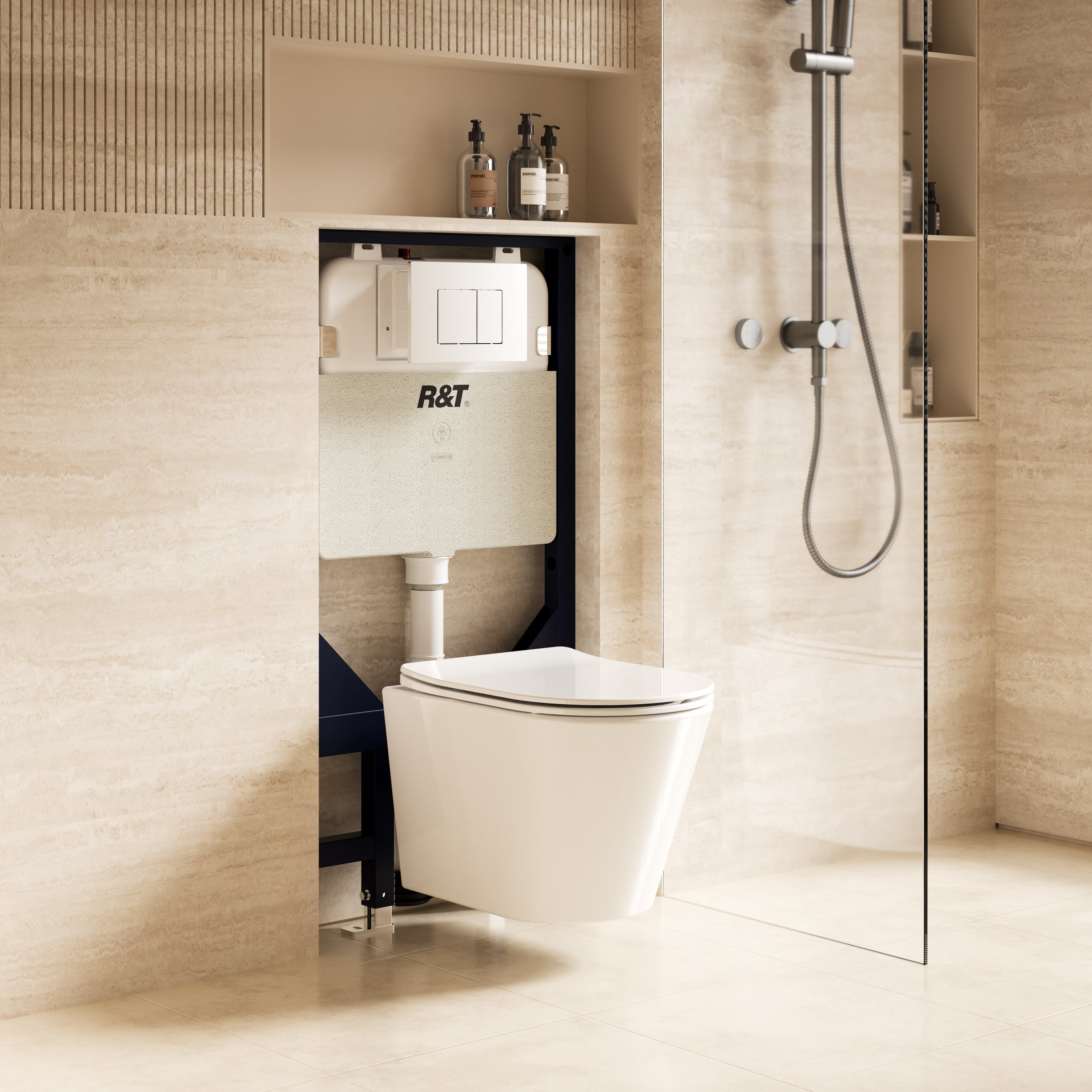 TOILET CHLOE (WITH R&T CISTERN & BUTTON)