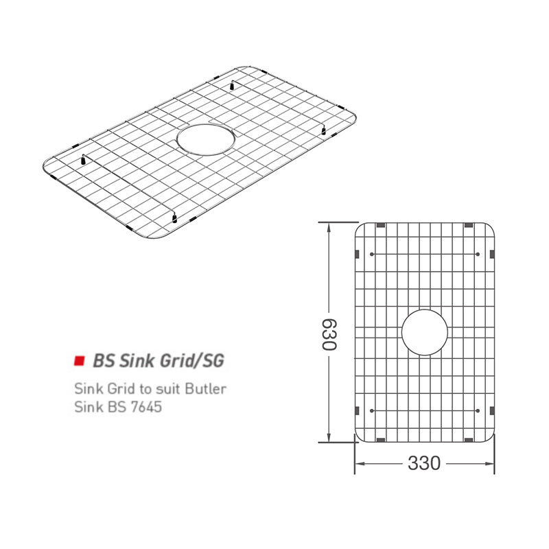 BUTLERS Single Bowl Sink with Special Waste