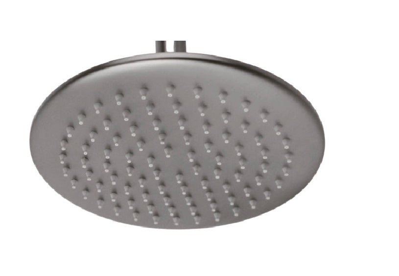 DOCCIA 200mm Round Shower Head Gun Metal