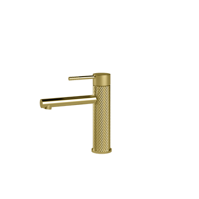 Tiara Basin Mixer in Brushed Brass