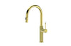 Tiara Sink Mixer with Pull out Spray Brushed Brass