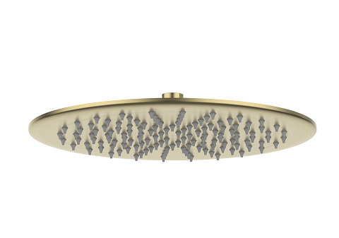 DOCCIA 300mm Round Shower Head Brushed Brass