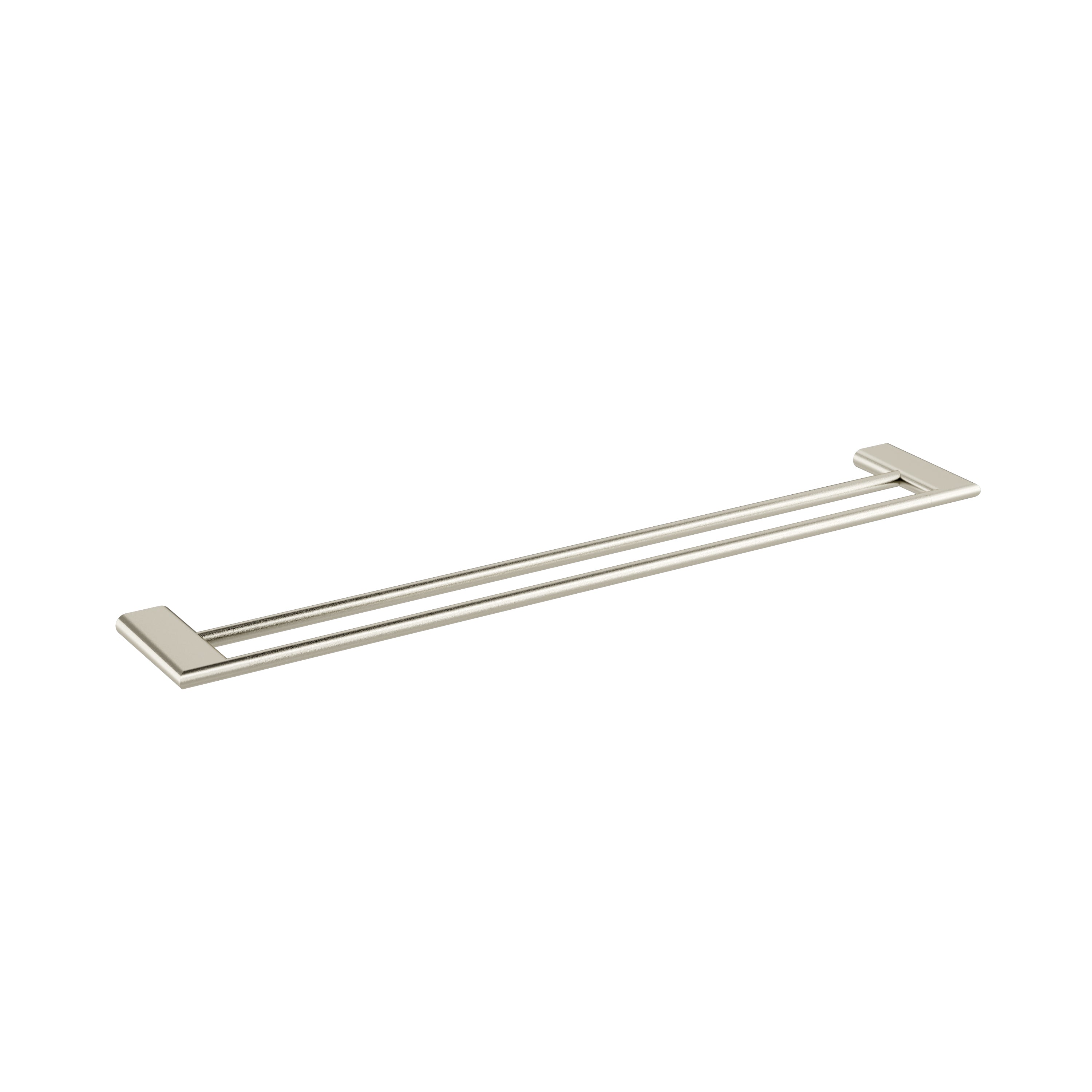KENZO 750mm Double Towel Rail Brushed Nickel