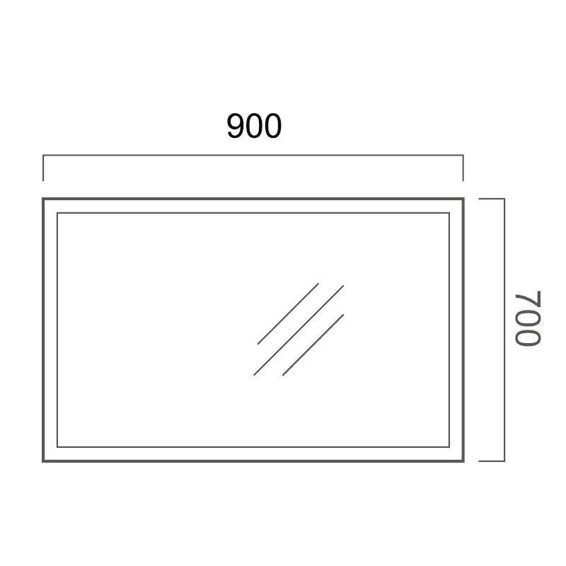 LUNA LED Mirror 900mm