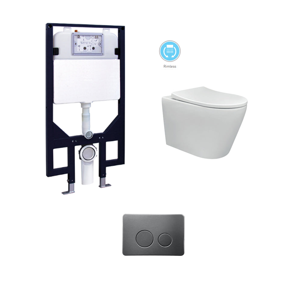 TOILET CHLOE (WITH R&T CISTERN & BUTTON)