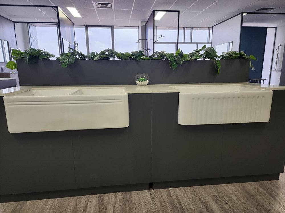 BUTLERS Double Bowl Sink with Special Waste