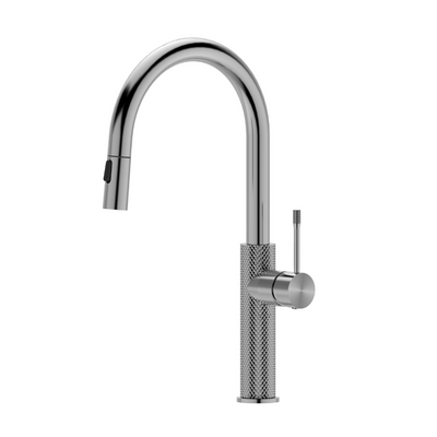 Tiara Sink Mixer with Pull out Spray Brushed Nickel