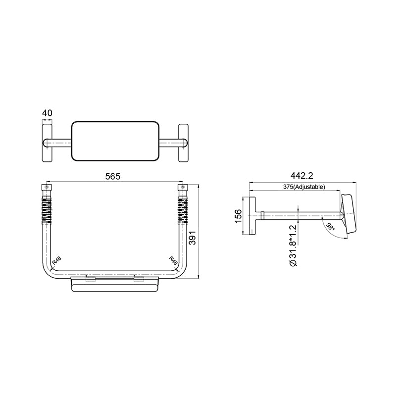 MOBI CARE Back Rest with Cushion