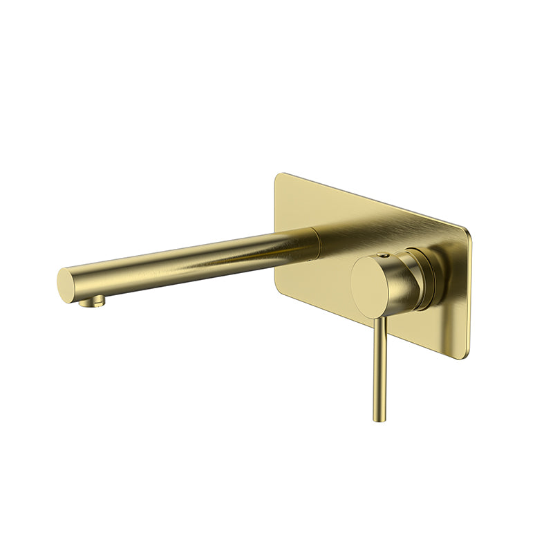 JESS Basin/Bath Set with Straight Spout Brushed Brass