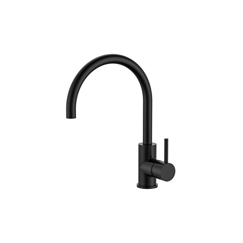 JESS Goose Neck Sink Mixer Matte Black