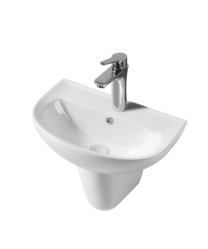 VOLA wall hung basin (with bracket)