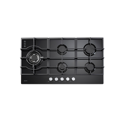 ECT900GBK2 90cm Gas on Glass Cooktop