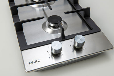 ECT30GX 30cm 2 Burner Stainless Steel Gas Hob Cooktop