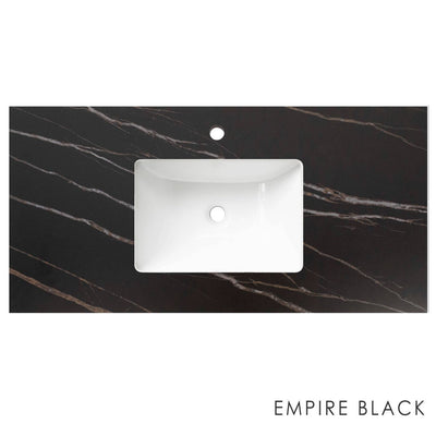 Matte Black Marlo 900mm Wall Hung Vanity