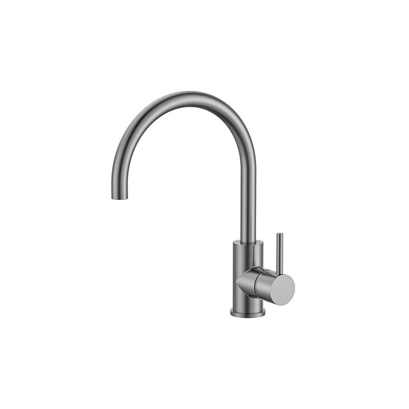 JESS Goose Neck Sink Mixer Brushed Nickel
