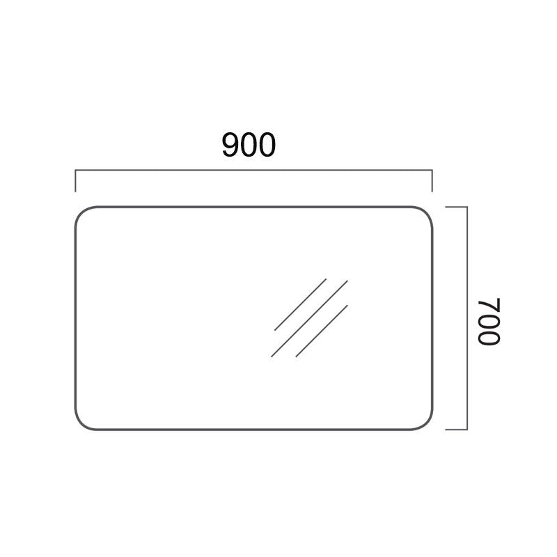 MNLITE LED Mirror 900mm