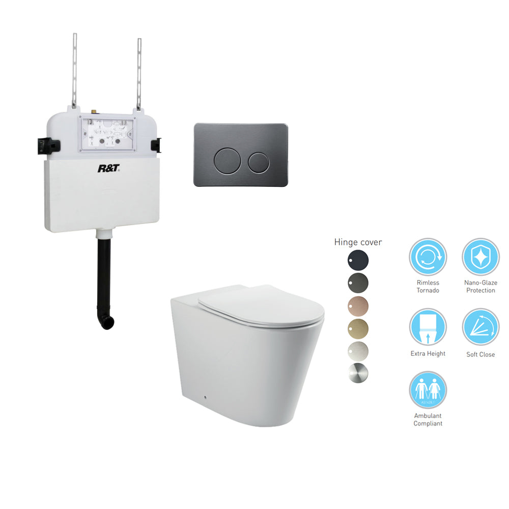 BELLA In-Wall Toilet Suite with Button