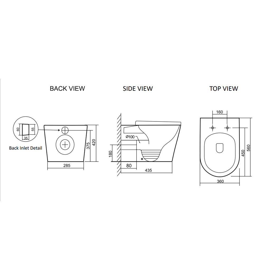 BRAVO-III Toilet Pan Only
