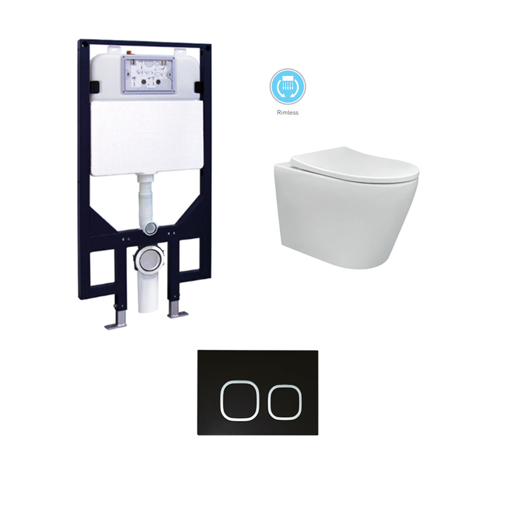 TOILET CHLOE (WITH R&T CISTERN & BUTTON)