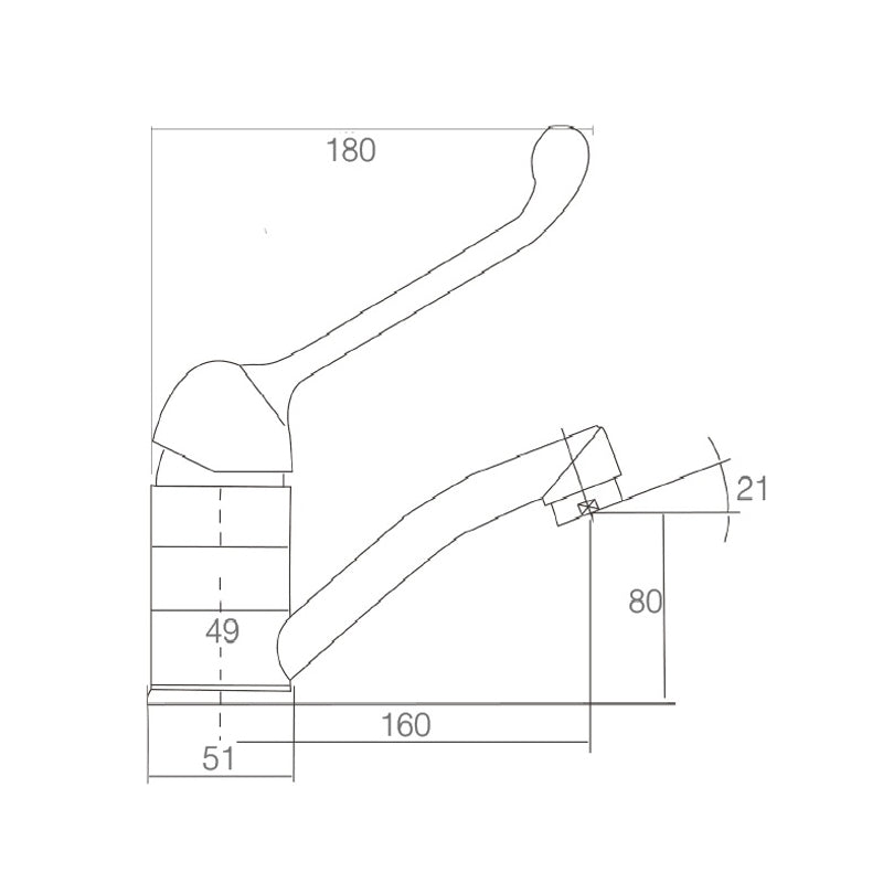 MOBI CARE Swivel Basin Mixer