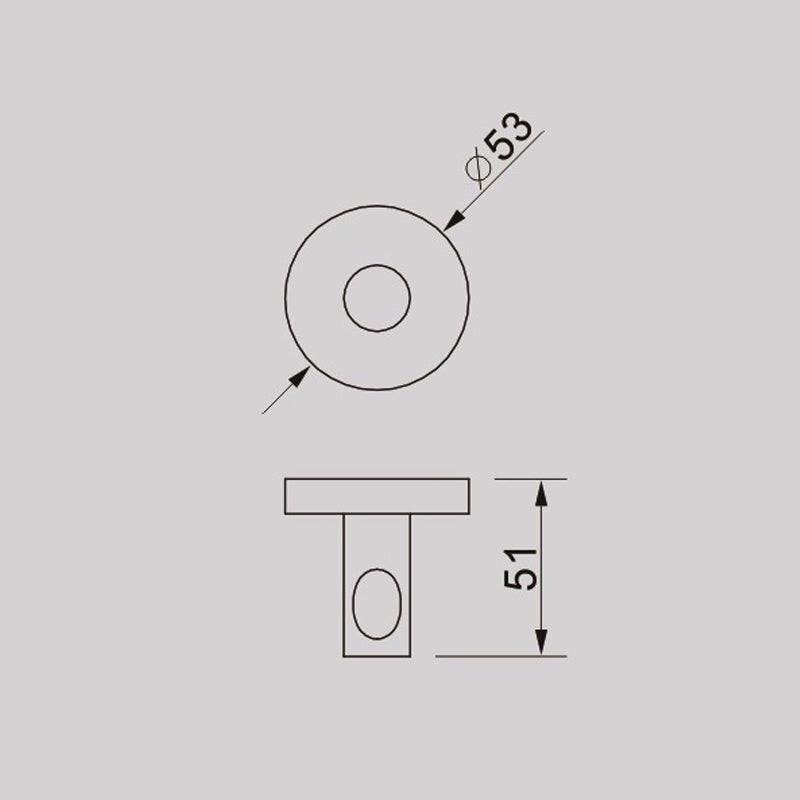 JESS Single Hook Matte Black