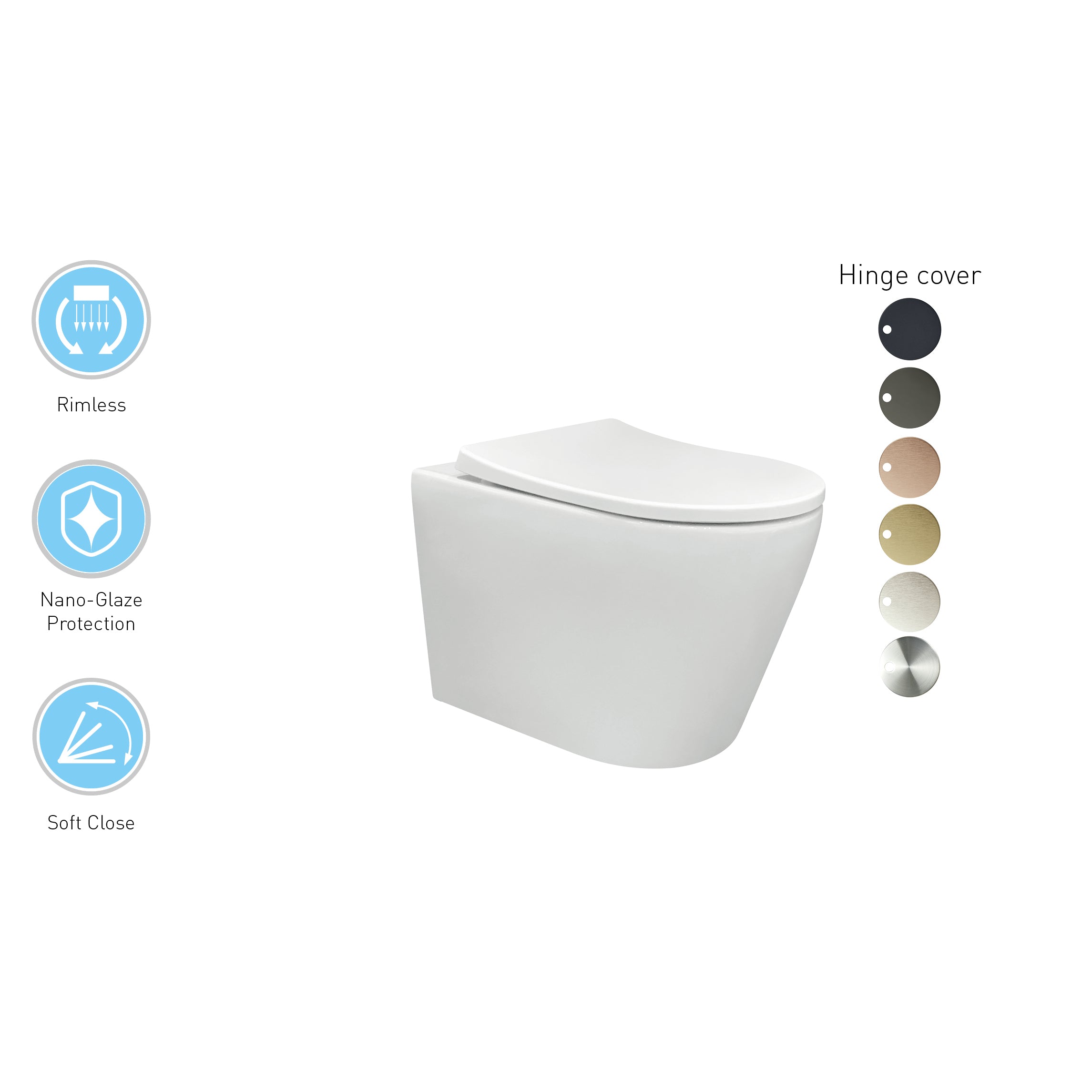 CHLOE Wall hung Toilet Pan