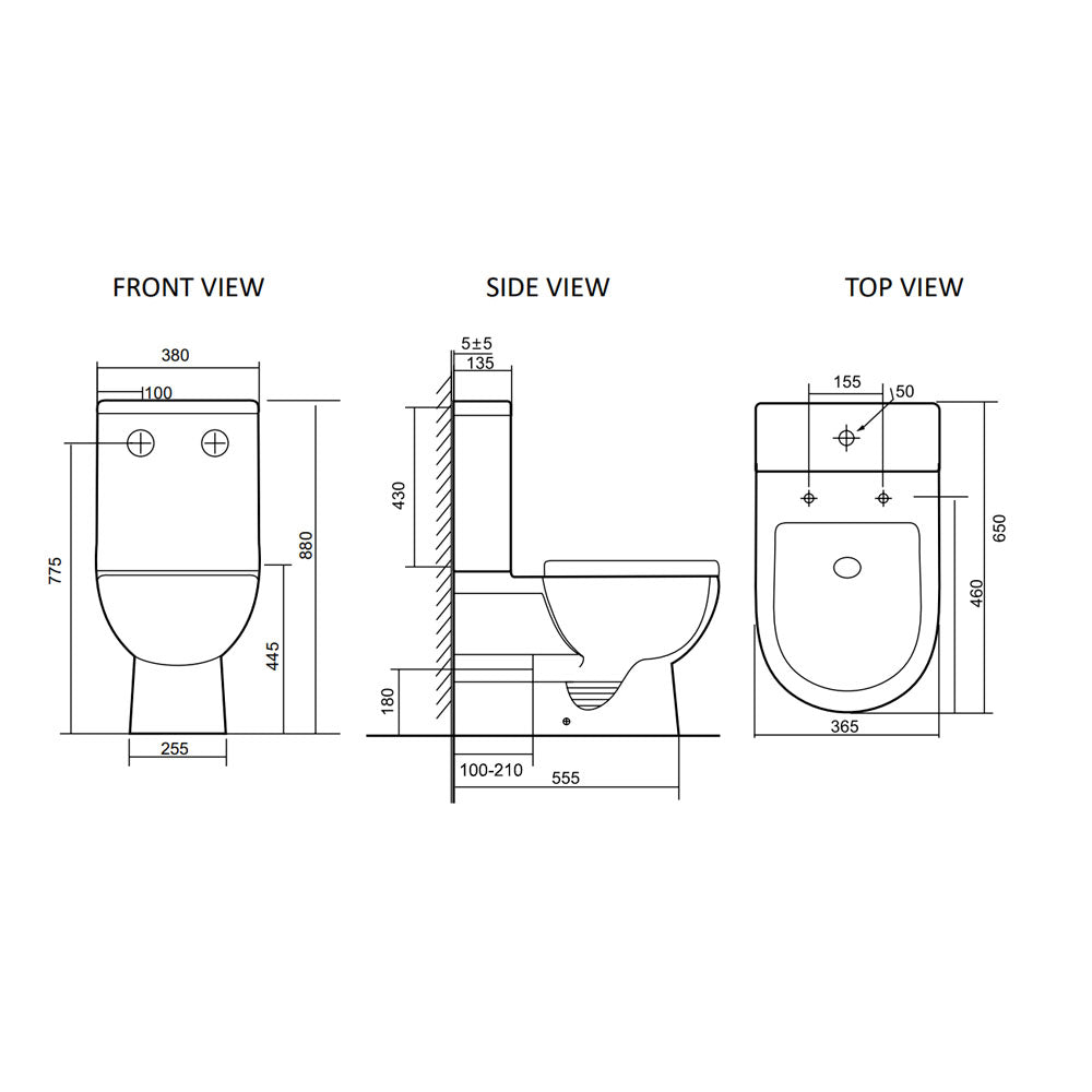 BIANCO-II Toilet Suite