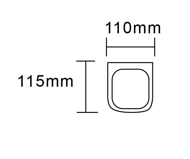 EXON Soap Dish Brushed Nickel