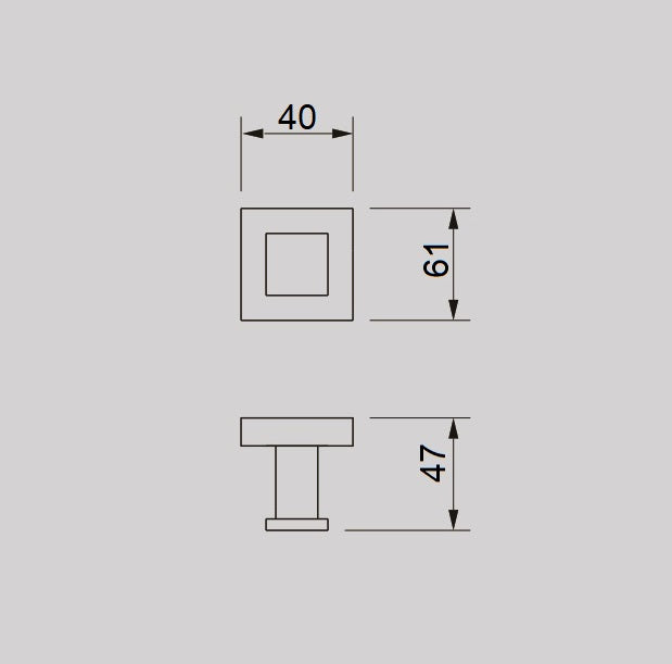 QUBI Single Hook Chrome