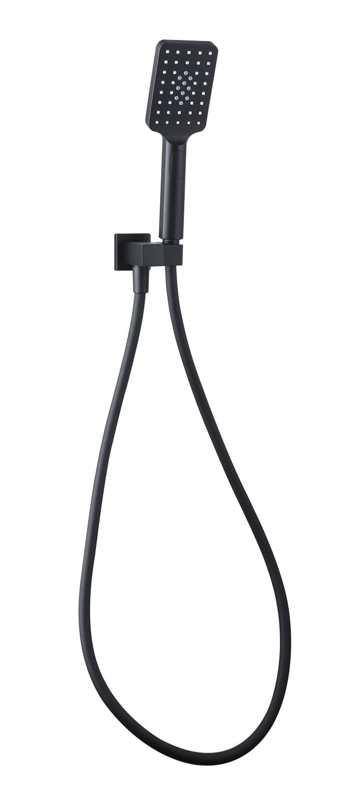 EXON Shower Head on Bracket Matte Black