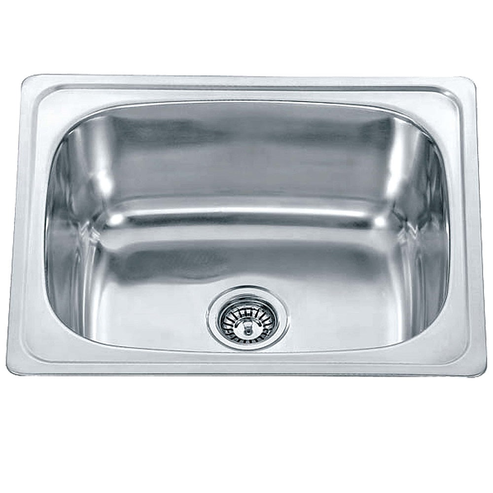 LAVASSA 45L Laundry Tub 630mm - Waste & By Pass Kit Included