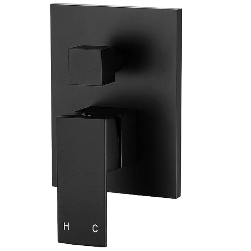 ACQUA Shower Mixer with Diverter Matte Black