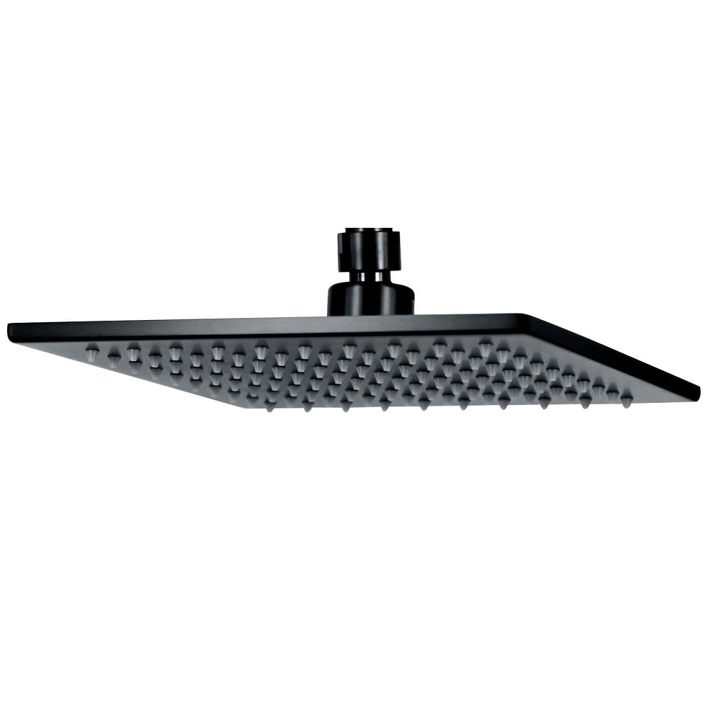 DOCCIA 200mm Square Shower Head Matte Black