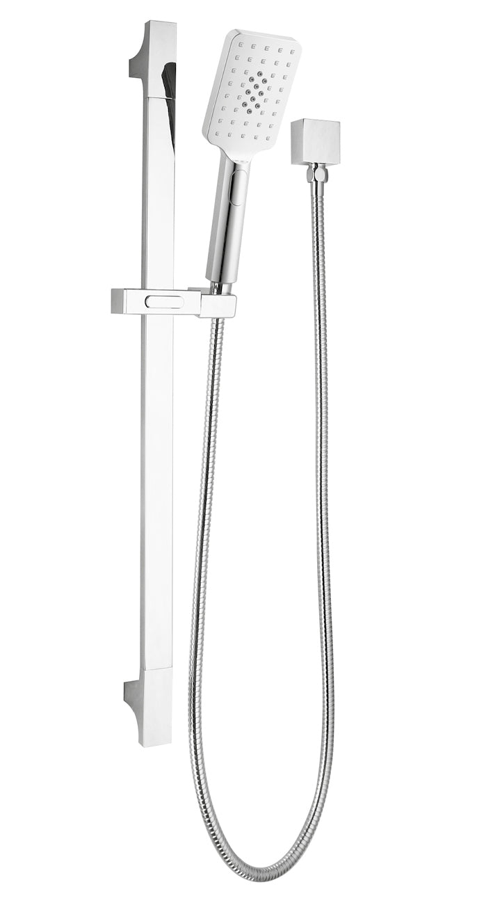 EXON Shower Head on Rail Chrome