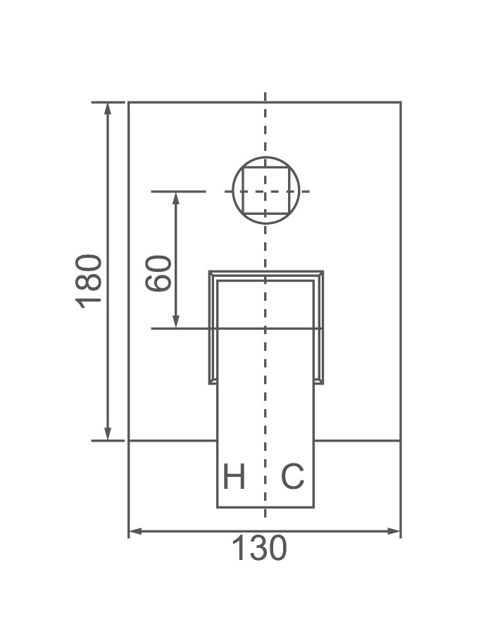 ACQUA Shower Mixer with Diverter Chrome