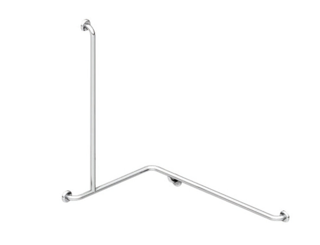 MOBI CARE L-SHAPE with Extension Shower Grab Rail - Left Hand