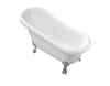 MONARCH High Back Bath With Chrome Claws