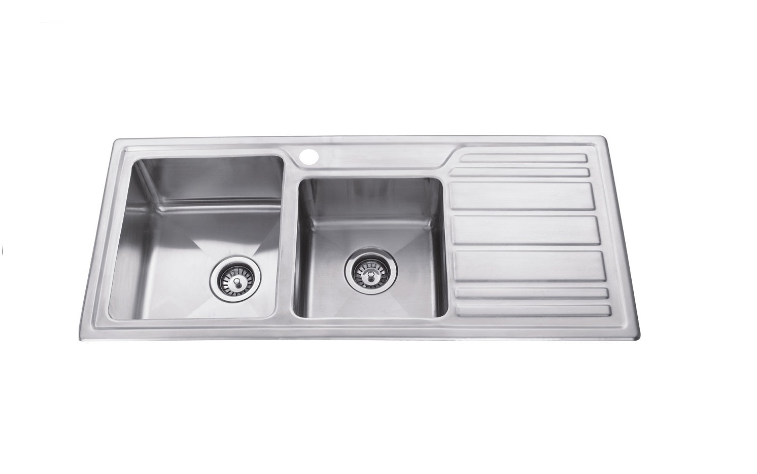 IMPACT 1 & 3/4 Bowl (25L + 19L) Sink with Drainer