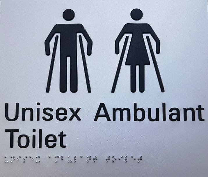 Unisex Ambulant Toilet Sign