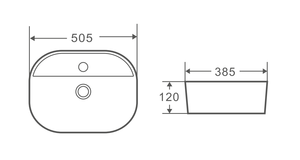 EXON Above Counter Basin