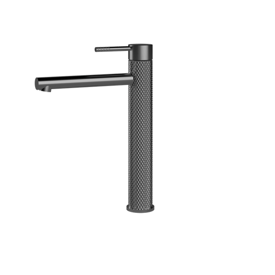 Tiara Tower Basin Mixer in Gun Metal