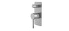 Tiara Shower mixer with Diverter in Brushed Nickel