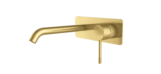 TIARA Basin/Bath Set in Brushed Brass