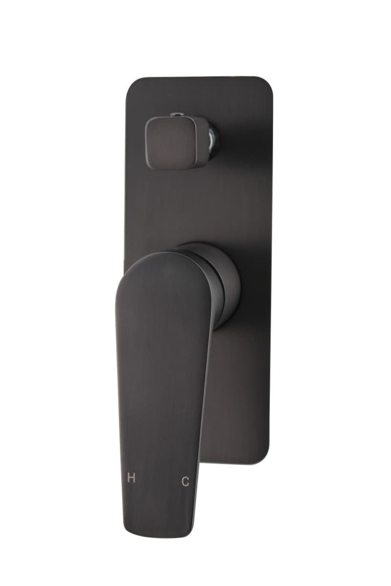 EXON Shower Mixer with Diverter Gun Metal