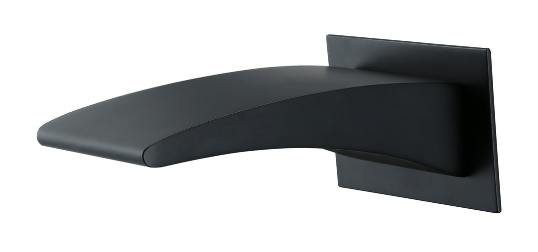 ACQUA Waterfall Bath Spout Matte Black