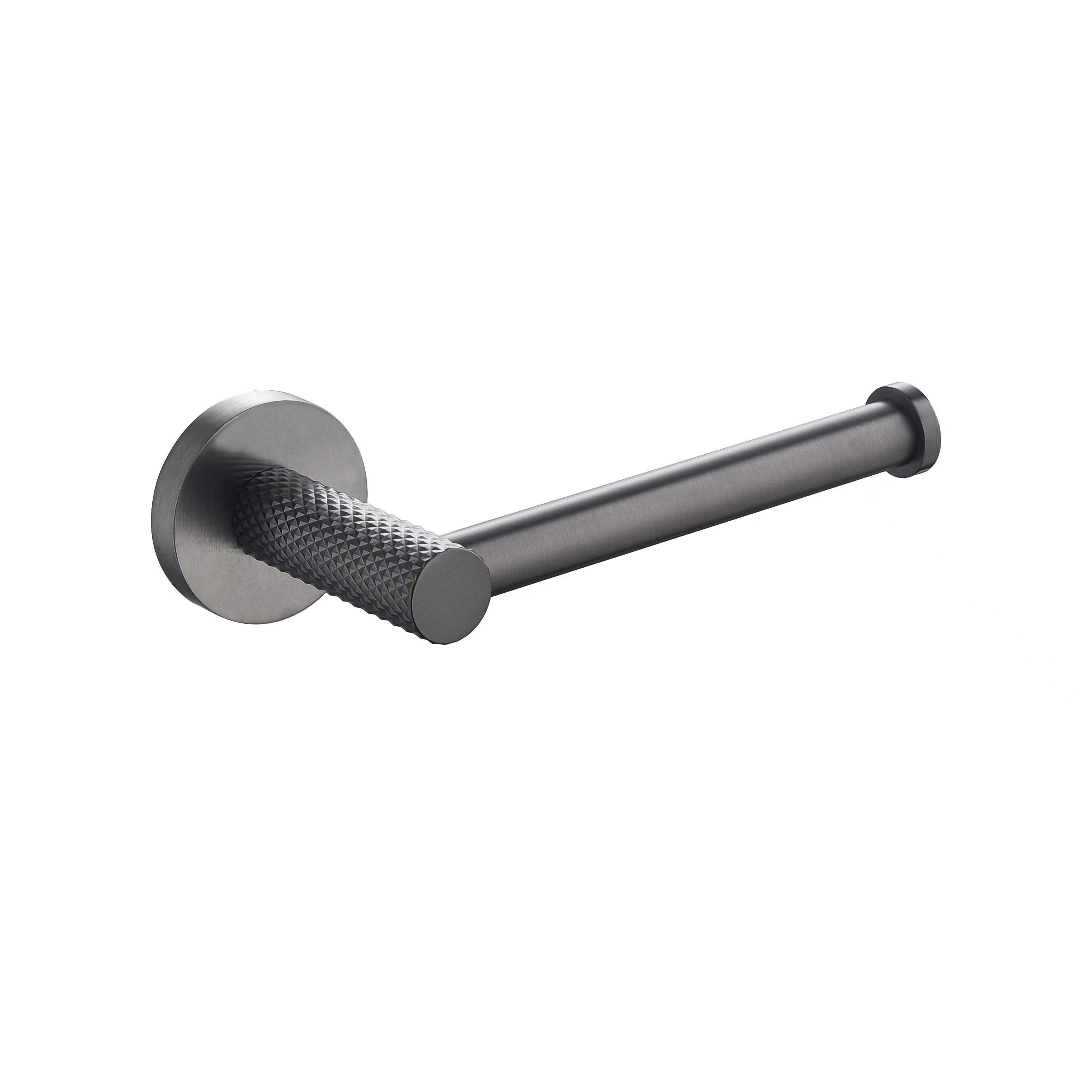 TIARA Toilet Roll Holder Gun Metal