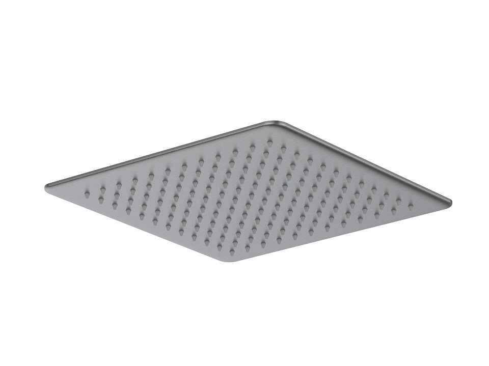 DOCCIA 300mm Square Shower Head Gun Metal
