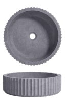 PIAZA Above Counter Basin Matte Grey