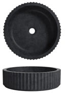 PIAZA Above Counter Basin Matte Black